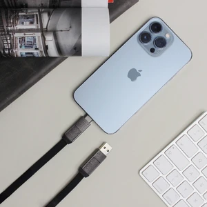 Нейлоновый кабель 4-в-1 USB-C/Lightning 60W для быстрой зарядки 0.15m | iLoungeMax iCharge - Фото 9
