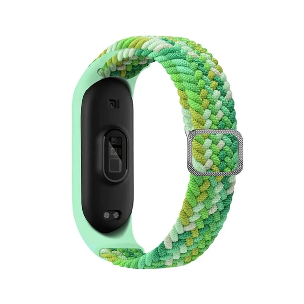Нейлоновий ремінець iLoungeMax Braided Strap Green для Xiaomi Mi Band 8