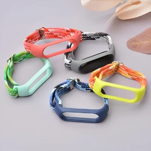 Нейлоновый ремешок iLoungeMax Braided Strap Green для Xiaomi Mi Band 8 - Фото 2