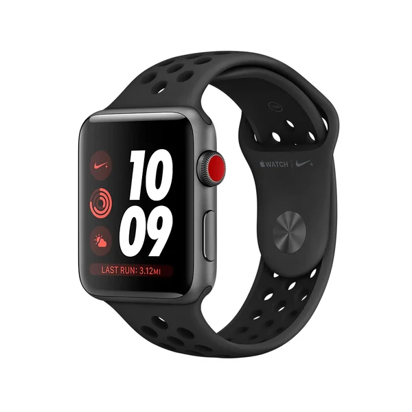 Ремешок iLoungeMax Nike Sport Band Anthracite | Black для Apple Watch Ultra 49mm | 45mm | 44mm | 42mm  OEM