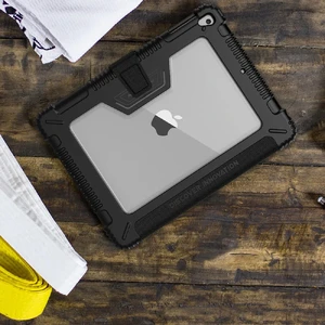 Магнитный чехол с держателем для Apple Pencil Nillkin Bumper Black для iPad 9.7" (2017 | 2018) - Фото 5