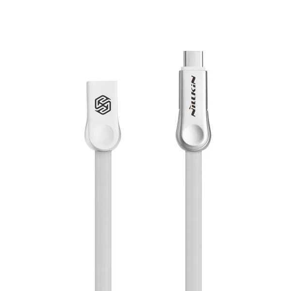 Кабель Nillkin Plus III White USB to USB 3.1 Type C + Micro USB 1m