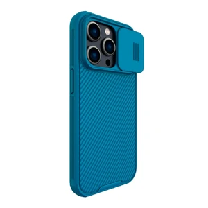 Защитный чехол Nillkin CamShield Pro Case Blue для iPhone 14 Pro - Фото 3