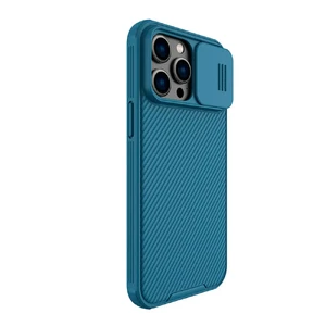 Защитный чехол Nillkin CamShield Pro Case Blue для iPhone 14 Pro Max - Фото 3