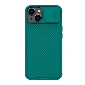 Защитный чехол Nillkin CamShield Pro Case Deep Green для iPhone 14 | 13 6902048248311 - Фото 1