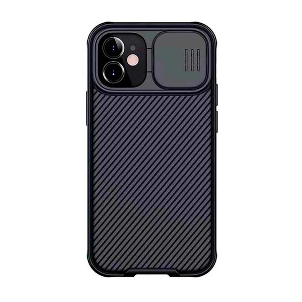 Чорний силіконовий чохол Nillkin CamShield Pro Case для iPhone 12 mini у Львові