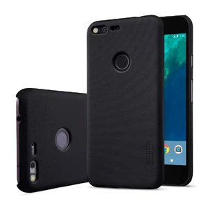 Пластиковий чохол Nillkin Frosted Shield Black для Google Pixel XL - Фото 6