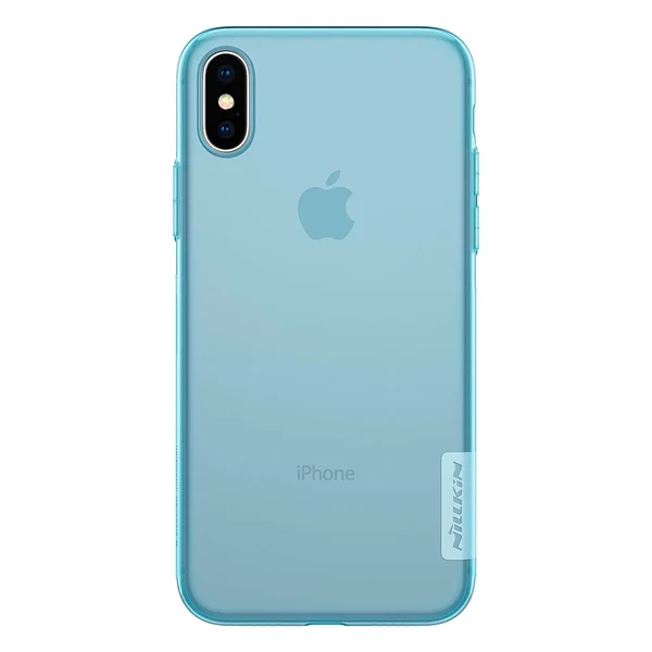 TPU чехол Nillkin Nature Series Blue для iPhone X | XS в Кропивницком