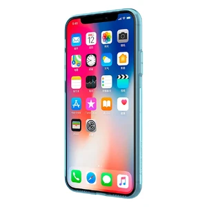 TPU чехол Nillkin Nature Series Blue для iPhone X | XS - Фото 3