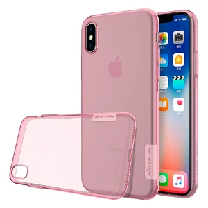 TPU чехол Nillkin Nature Series Pink для iPhone X | XS - Фото 2