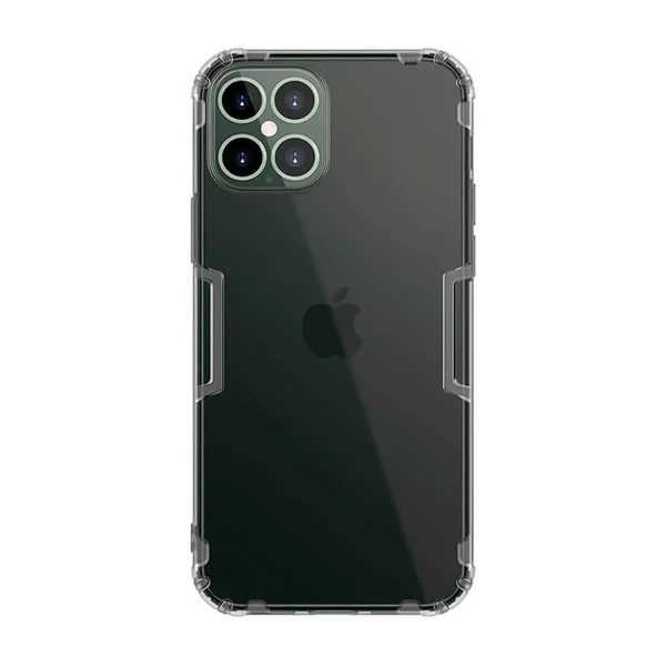 Прозорий силіконовий чохол Nillkin Nature TPU Case Gray для iPhone 12 Pro Max