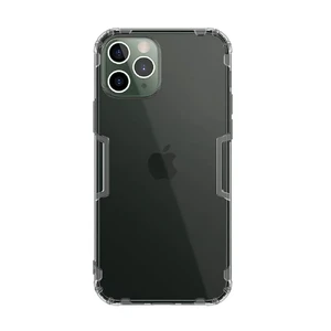 Прозорий силіконовий чохол Nillkin Nature TPU Case Gray для iPhone 12 | 12 Pro