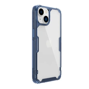 Прозрачный чехол Nillkin Nature TPU Pro Blue для iPhone 14 Plus - Фото 4