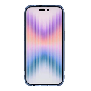 Прозрачный чехол Nillkin Nature TPU Pro Blue для iPhone 14 Pro Max - Фото 2
