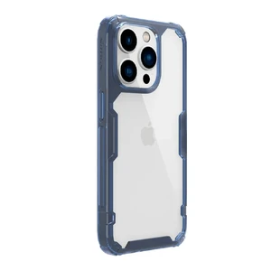 Прозрачный чехол Nillkin Nature TPU Pro Blue для iPhone 14 Pro Max - Фото 4