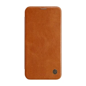 Кожаный чехол-книжка Nillkin Qin Leather Case Brown для iPhone 12 | 12 Pro