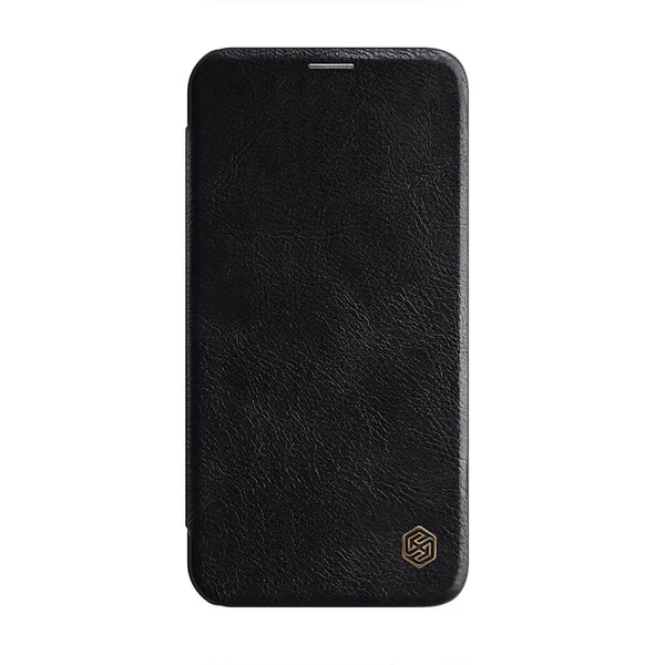 Шкіряний чохол-книжка Nillkin Qin Leather Case Black для iPhone 12 mini у Львові