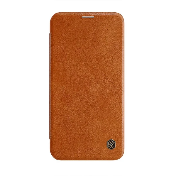 Шкіряний чохол-книжка Nillkin Qin Leather Case Brown для iPhone 12 mini