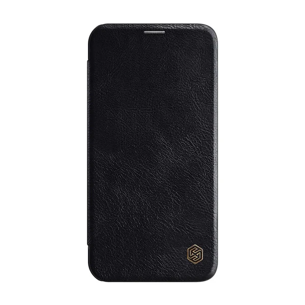Шкіряний чохол-книжка Nillkin Qin Leather Case Black для iPhone 12 | 12 Pro