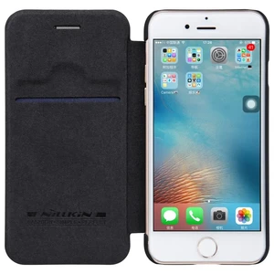Кожаный чехол-книжка Nillkin Qin Black для iPhone SE 3 | SE 2 | 8 | 7 - Фото 7