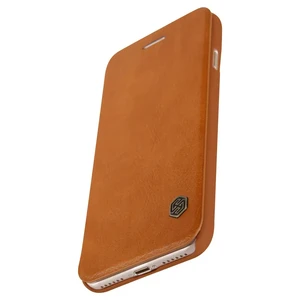 Кожаный чехол-книжка Nillkin Qin Brown для iPhone SE 3 | SE 2 | 8 | 7 - Фото 5