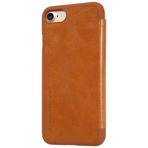 Кожаный чехол-книжка Nillkin Qin Brown для iPhone SE 3 | SE 2 | 8 | 7 - Фото 6