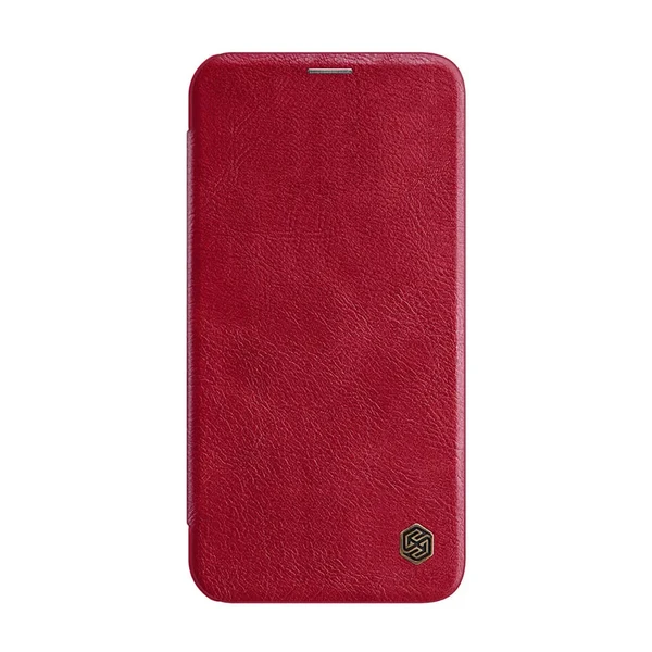 Шкіряний чохол-книжка Nillkin Qin Leather Case Red для iPhone 12 | 12 Pro
