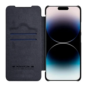 Кожаный чехол-книжка Nillkin Qin Pro Leather Case Black для iPhone 14 Pro Max - Фото 5