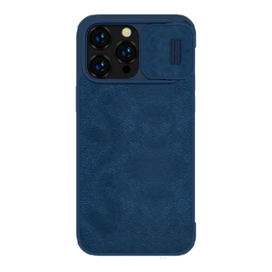 Шкіряний чохол-книжка Nillkin Qin Pro Leather Case Blue для iPhone 14 Pro Max - Фото 2