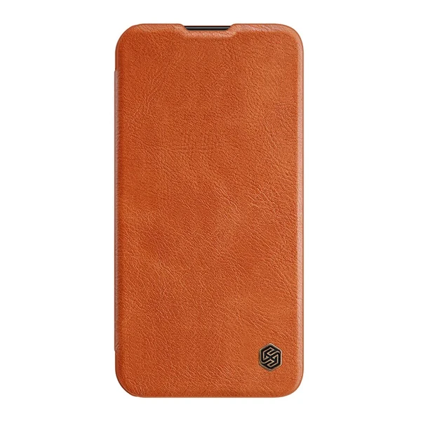 Шкіряний чохол-книжка Nillkin Qin Pro Leather Case Brown для iPhone 14 Pro у Житомирі
