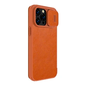 Шкіряний чохол-книжка Nillkin Qin Pro Leather Case Brown для iPhone 14 Pro - Фото 3