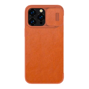 Шкіряний чохол-книжка Nillkin Qin Pro Leather Case Brown для iPhone 14 Pro Max - Фото 2