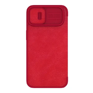 Кожаный чехол-книжка Nillkin Qin Pro Leather Case Red для iPhone 14 Plus - Фото 2