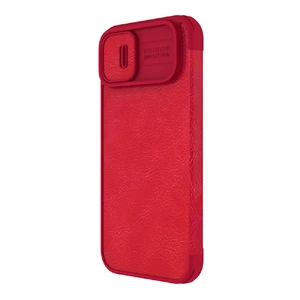 Кожаный чехол-книжка Nillkin Qin Pro Leather Case Red для iPhone 14 Plus - Фото 4