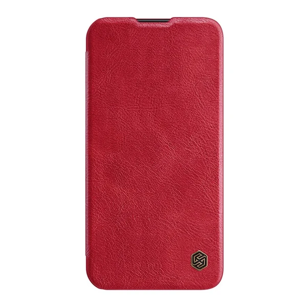 Кожаный чехол-книжка Nillkin Qin Pro Leather Case Red для iPhone 14 Pro