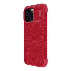 Кожаный чехол-книжка Nillkin Qin Pro Leather Case Red для iPhone 14 Pro - Фото 4