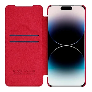 Кожаный чехол-книжка Nillkin Qin Pro Leather Case Red для iPhone 14 Pro - Фото 5