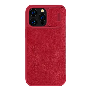 Шкіряний чохол-книжка Nillkin Qin Pro Leather Case Red для iPhone 14 Pro Max - Фото 2