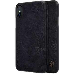 Кожаный чехол-книжка Nillkin Qin Series Black для iPhone X | XS