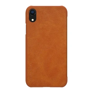 Кожаный чехол-книжка Nillkin Qin Series Brown для iPhone XR