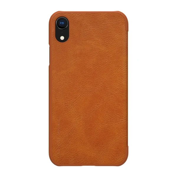 Шкіряний чохол-книжка Nillkin Qin Series Brown для iPhone XR