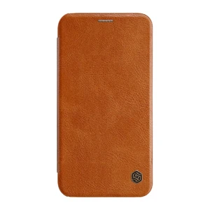 Кожаный чехол-книжка Nillkin Qin Series Brown для iPhone XR - Фото 2