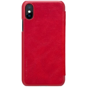 Кожаный чехол-книжка Nillkin Qin Series Red для iPhone X | XS - Фото 3