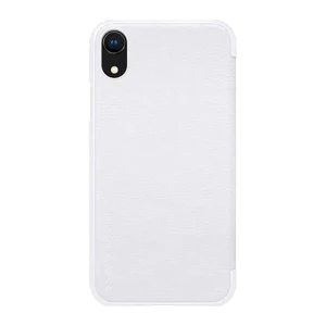 Кожаный чехол-книжка Nillkin Qin Series White для iPhone XR
