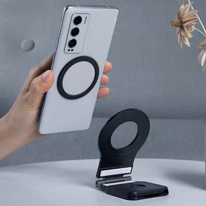Магнітний тримач MagSafe для iPhone/телефона з підставкою Nillkin SnapFlex Mount Black - Фото 3
