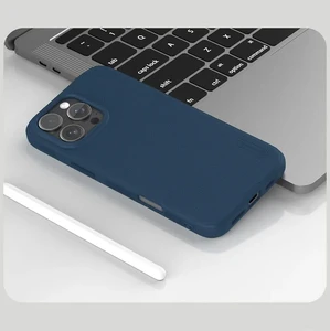 Синій матовий чохол Nillkin Frosted Shield Pro для iPhone 16 Pro - Фото 7