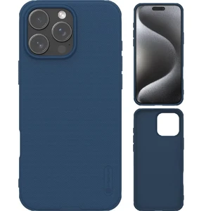 Синий матовый чехол Nillkin Frosted Shield Pro для iPhone 16 Pro Max - Фото 8