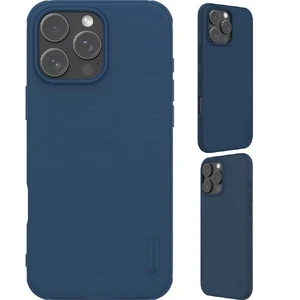 Синий матовый чехол Nillkin Frosted Shield Pro для iPhone 16 Pro Max - Фото 9