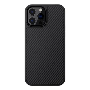Черный карбоновый чехол Nillkin Synthetic Fiber Series для iPhone 13 Pro Max
