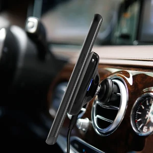 Магнітний автотримач з бездротовою зарядкою Nillkin Wireless Car Charger II Model A Black - Фото 7